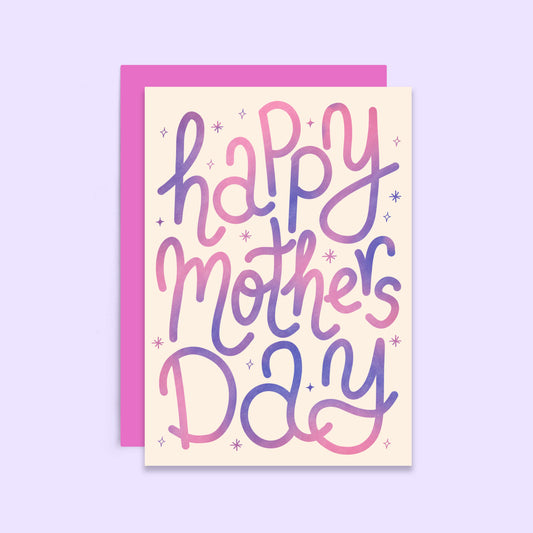 Happy Mother's Day Card | Typography