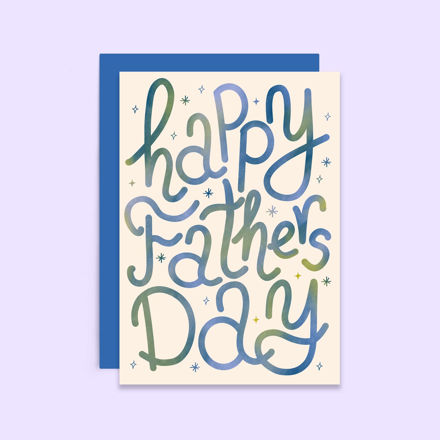 Happy Father's Day Card | Hand Lettering Typography Card