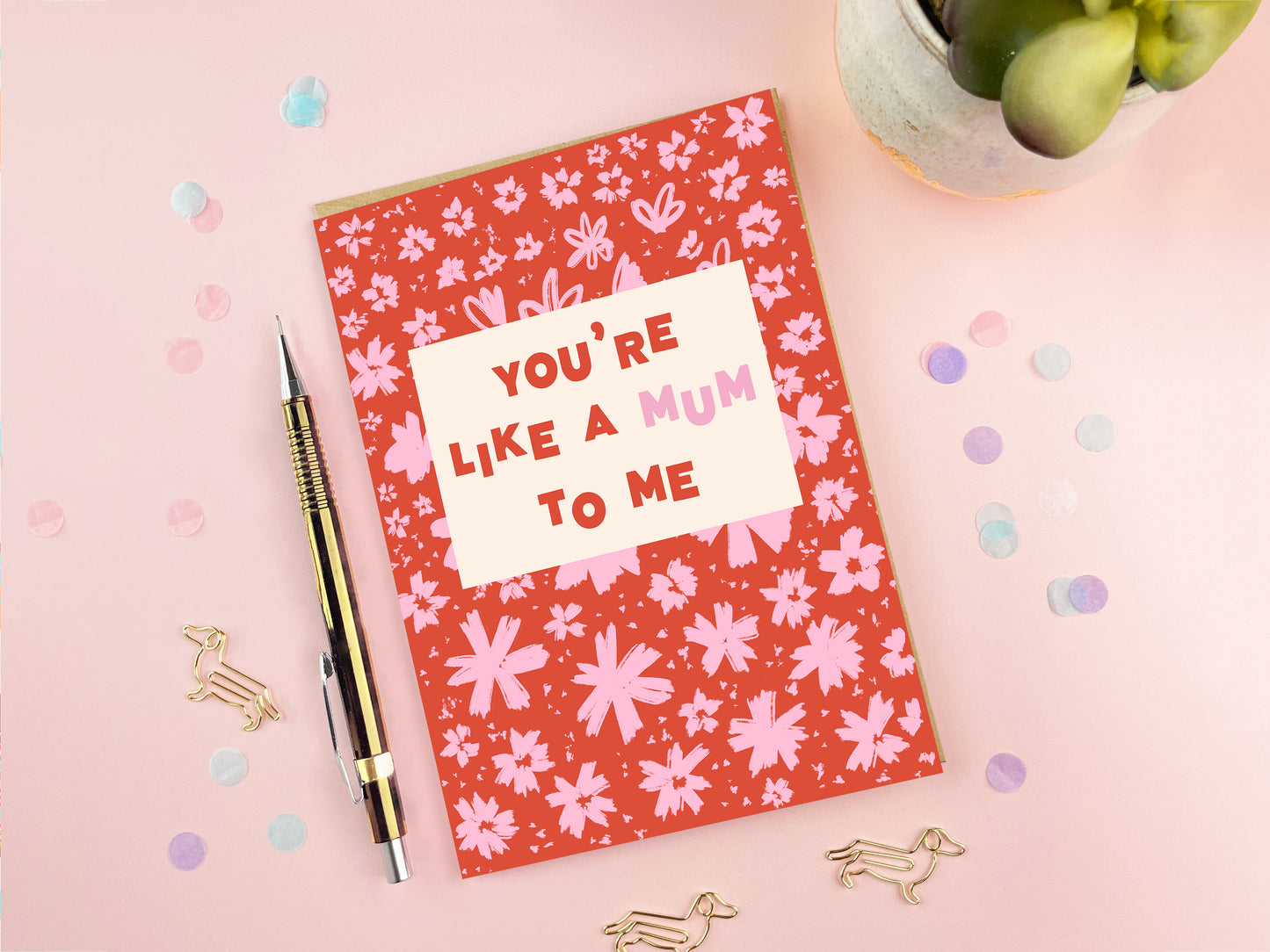 Like a Mum Card | Step Mum Card | Mother’s Day Card