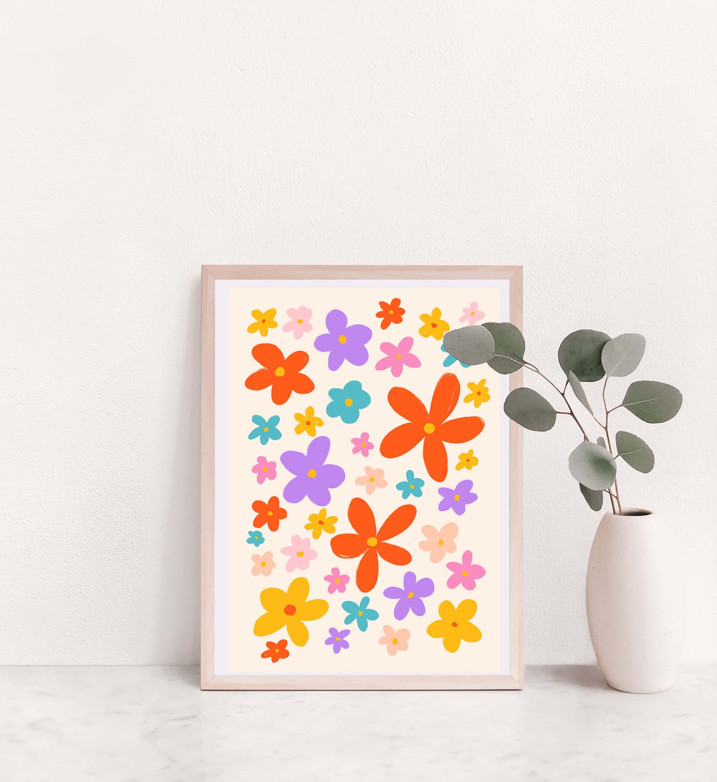 Flower Pattern - Art Print | Home Decor | Office Wall Art