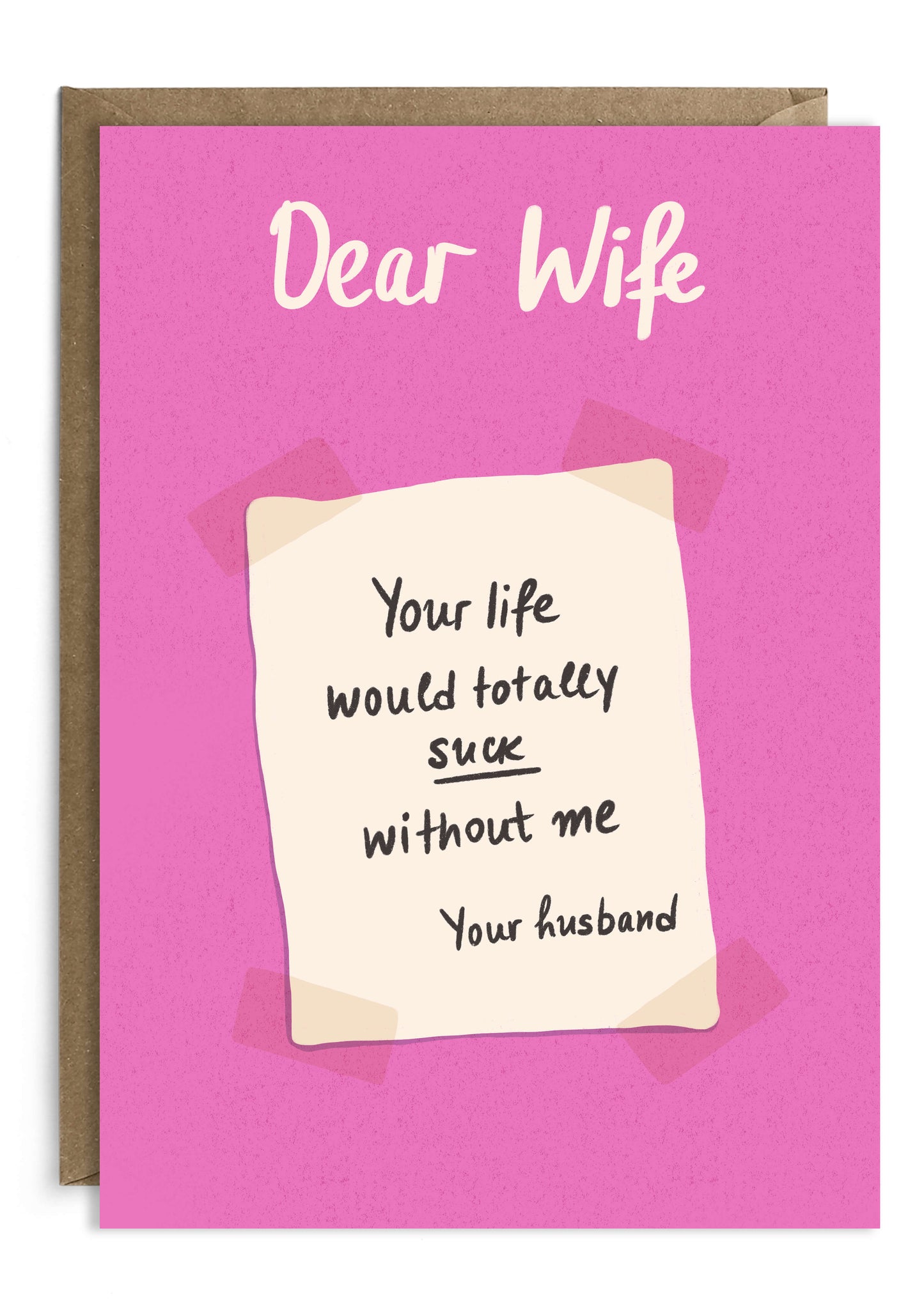 Dear Wife Love Card | Anniversary Card | Valentines Card