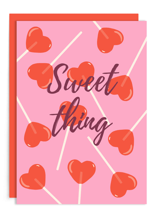 Sweet Thing Love Card | Galentines Day Card | Valentines