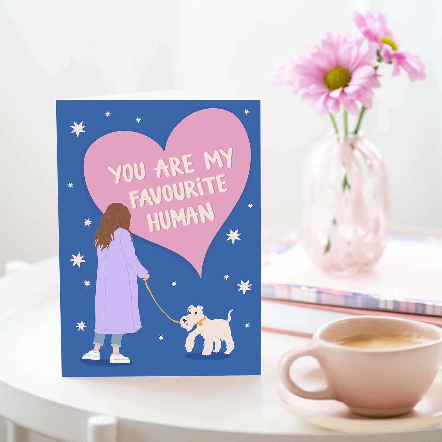 You Are My Favourite Human | Valentines Card From The Dog