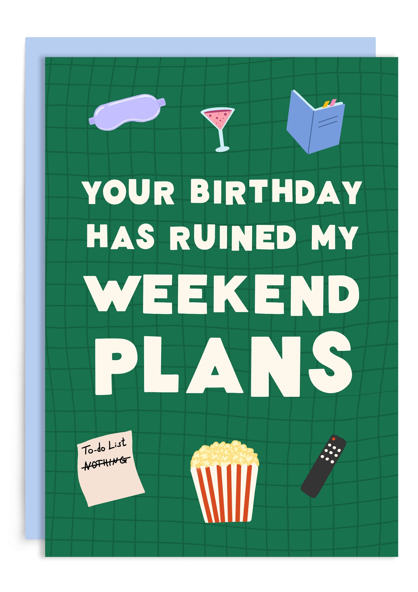 Weekend Plans Birthday Card | Funny Adult Birthday Cards