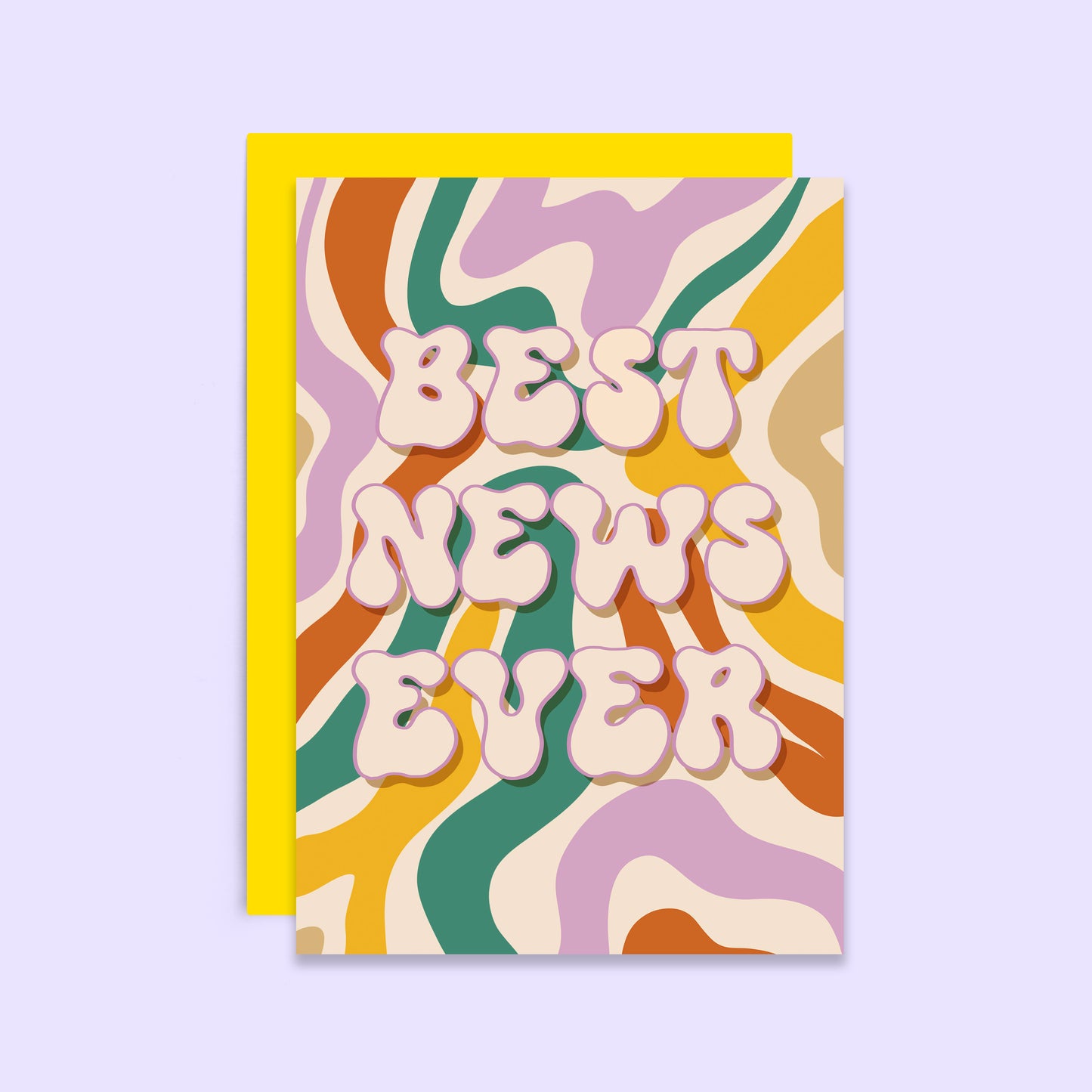 Best News Ever Congratulations Card | New Job Cards | Retro