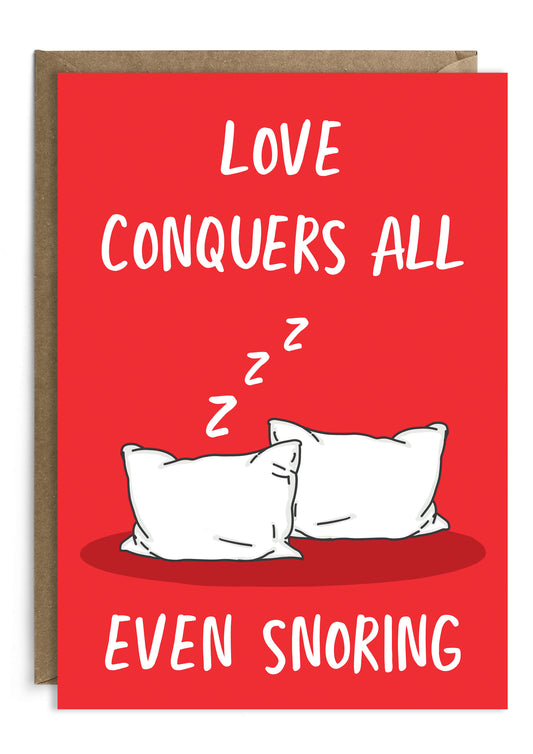 Love Conquers All Love Card | Funny Anniversary Card