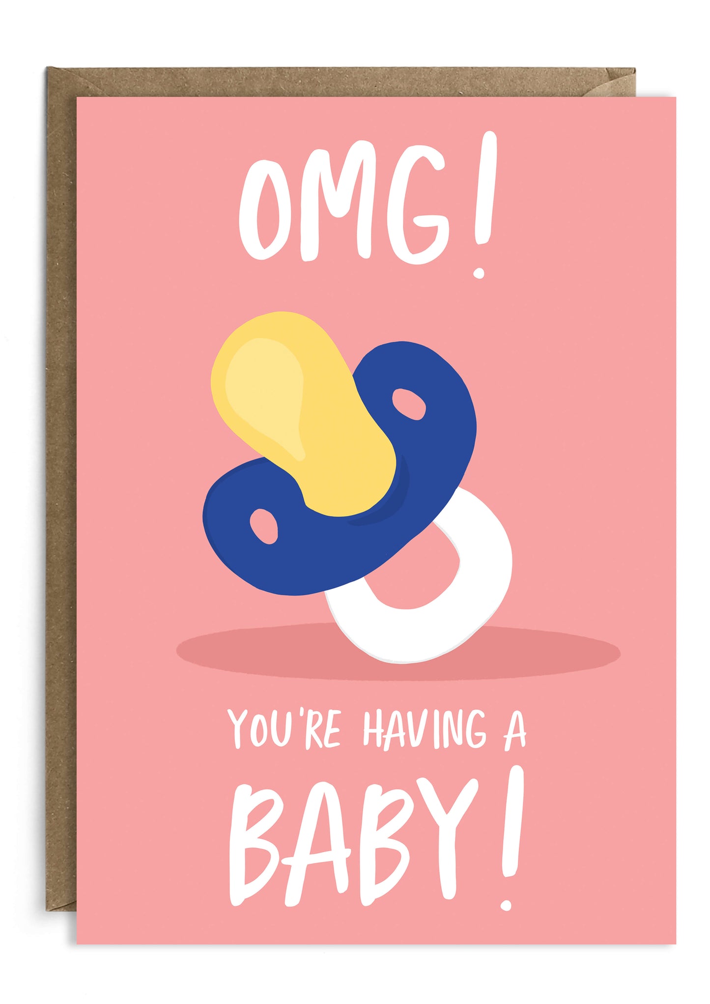 OMG! You are having a baby! - New Baby Card - New Parent Card