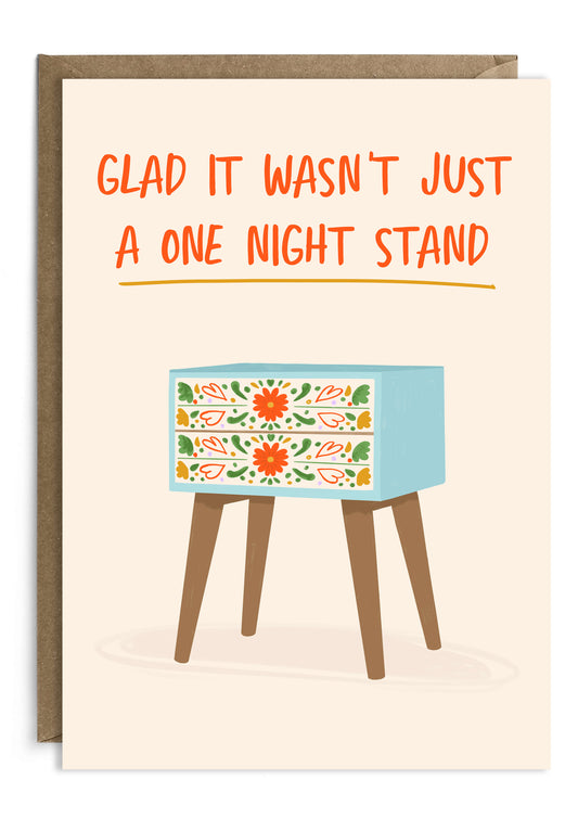 One Night Stand | Funny Valentine’s Card | Anniversary Card