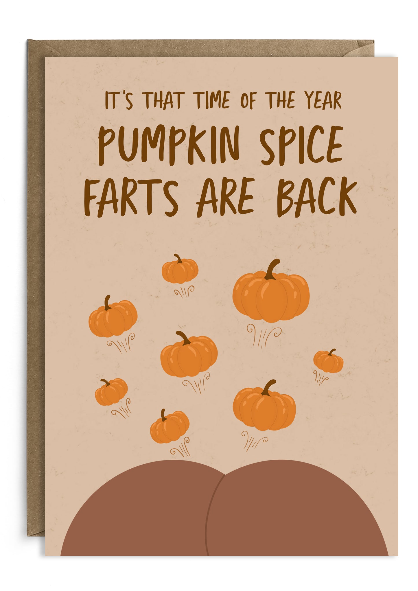 Pumpkin Spice Farts | Funny Halloween Card | Fall | Autumn