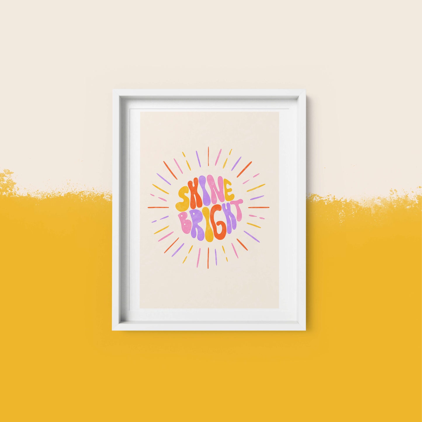 Shine Bright - Positive Art Print