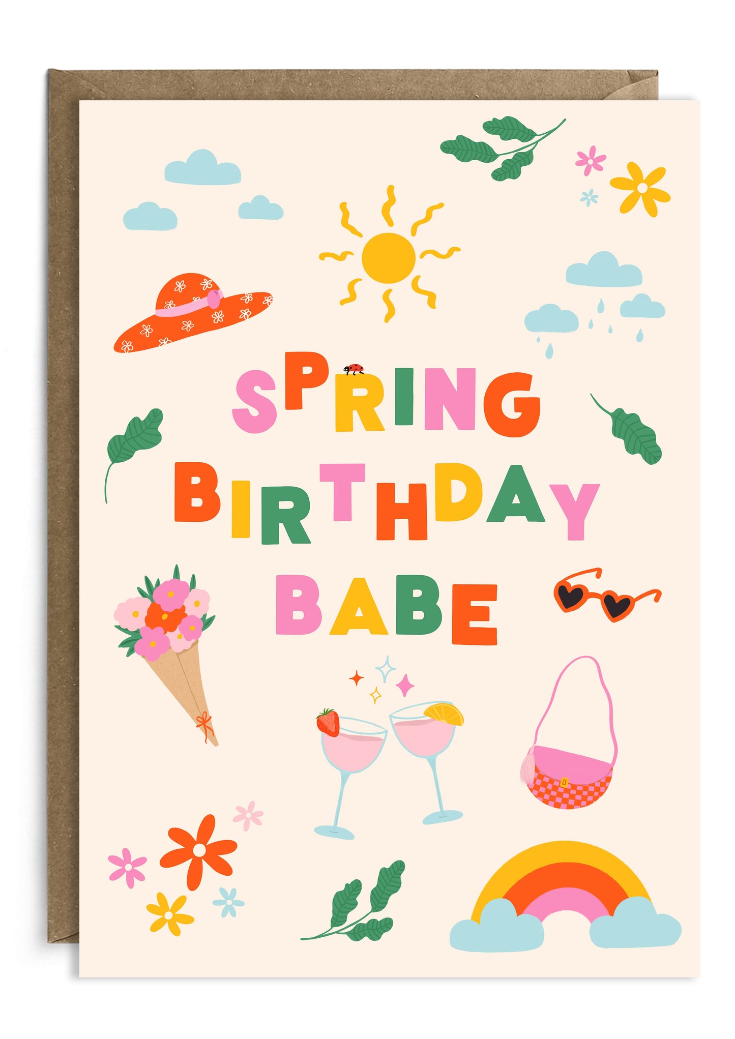 Spring Babe Birthday Card | Seasonal Birthday Card For Her