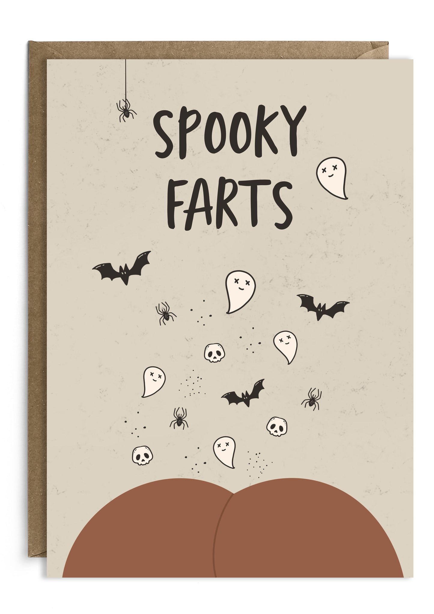 Spooky Farts | Bat Halloween Card | Funny Halloween Card