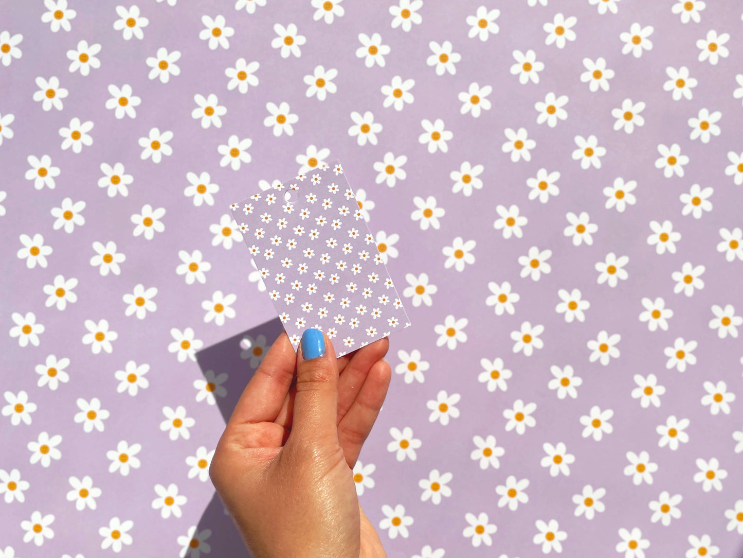 Daisy Lilac Wrapping Paper