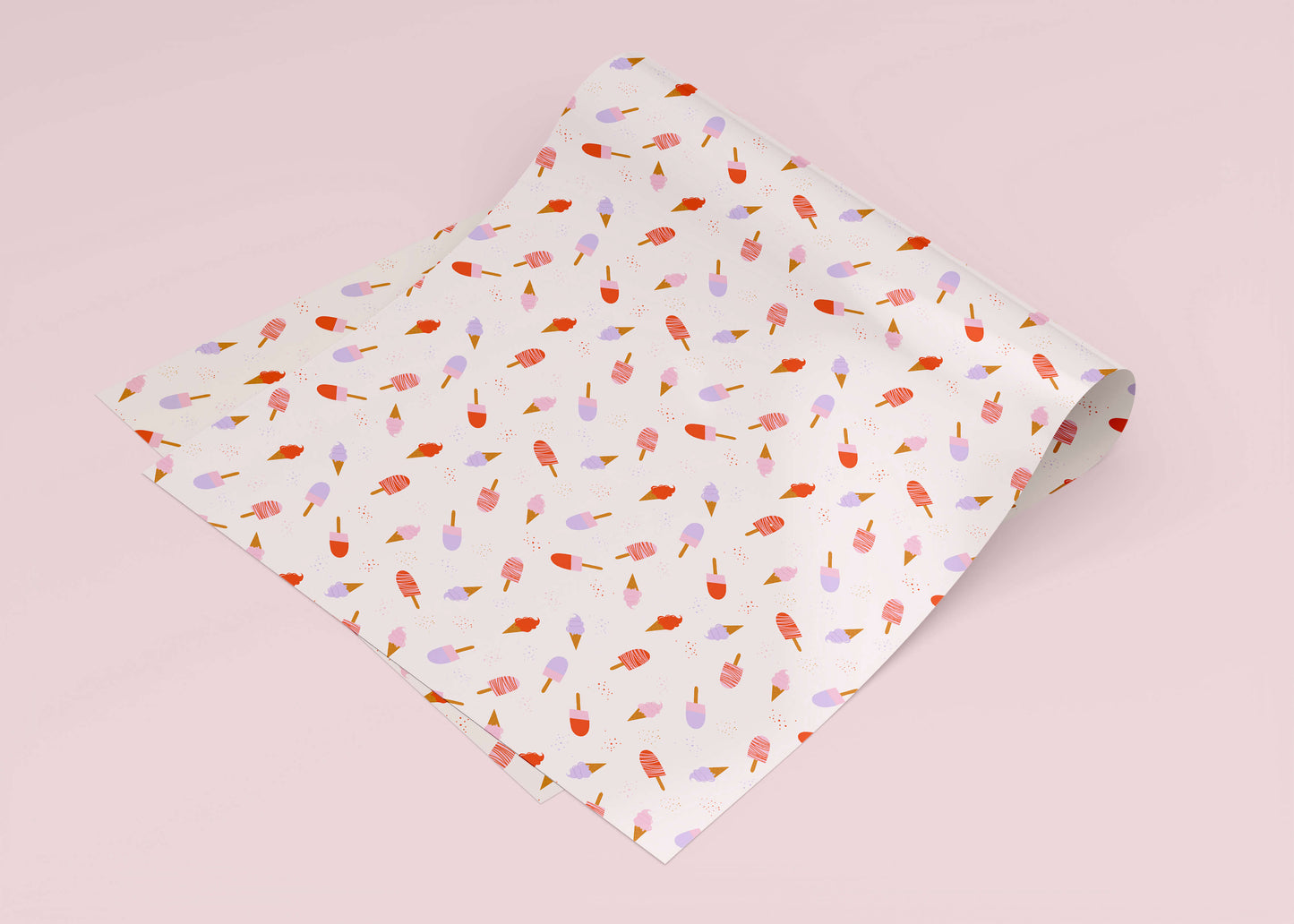 Ice Cream Wrapping Paper