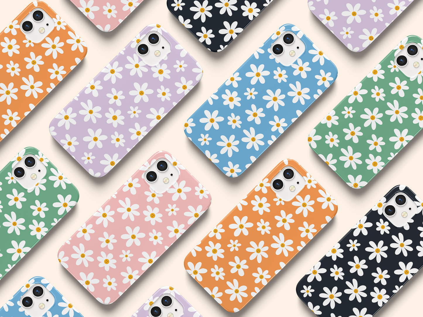 Lilac Daisies Flowers Tough Phone Case