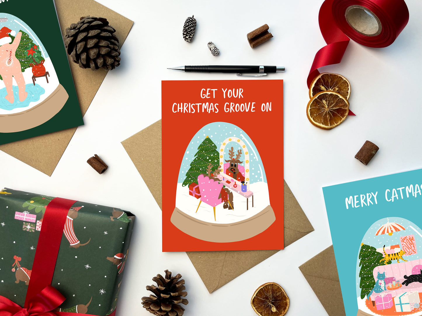 Get Your Christmas Groove On | Christmas Card | Holiday Card